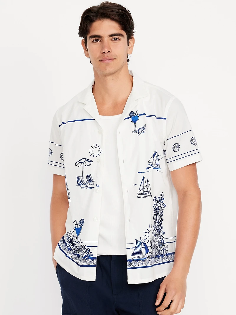 Short-Sleeve Camp Shirt