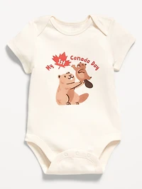 Short-Sleeve Graphic Bodysuit for Baby