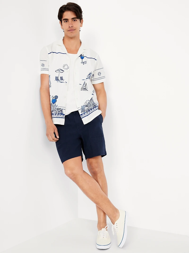 Short-Sleeve Camp Shirt