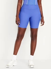 High-Waisted PowerSoft Biker Shorts -- 8-inch inseam