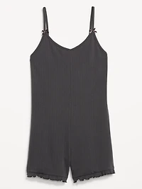 Pointelle Pajama Romper