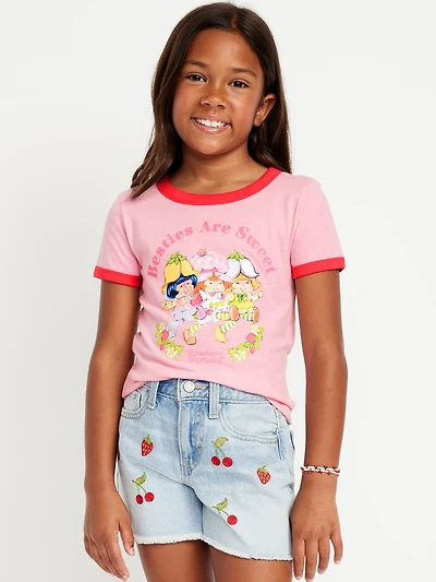 Strawberry Shortcake™ Ringer Graphic T-Shirt for Girls