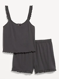 Pointelle Pajama Short Set