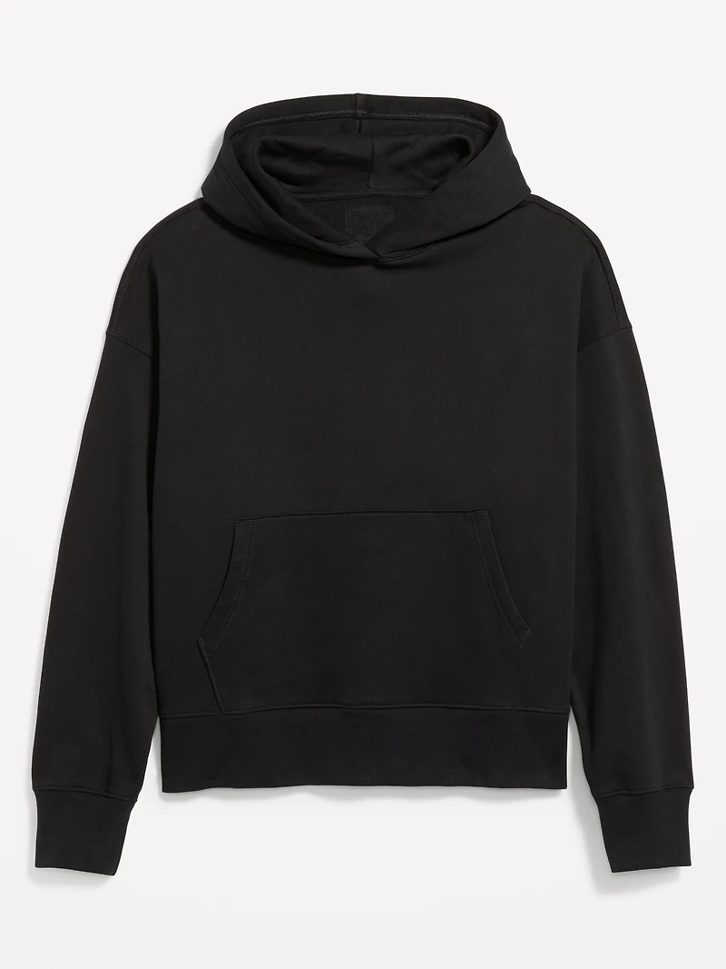Oversized Cropped Hoodie