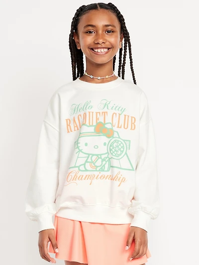 Hello Kitty® Oversized Graphic Tunic Sweatshirt for Girls