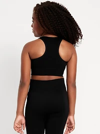 Fitted Seamless Performance Bra for Girls