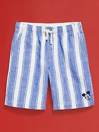 Old Navy x Disney© Mickey Mouse Knee Length Linen-Blend Shorts for Boys