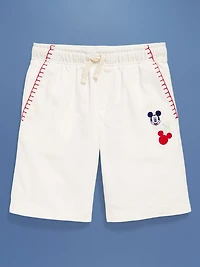 Old Navy x Disney© Mickey Mouse Knee Length Linen-Blend Shorts for Boys