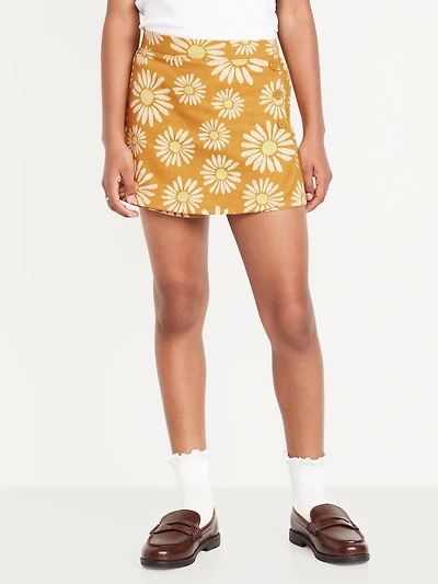 Wrap-Front Skort for Girls