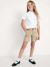 School Uniform Twill Bermuda Shorts for Girls