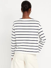 Long-Sleeve Mariner Loose T-Shirt