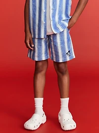 Old Navy x Disney© Mickey Mouse Knee Length Linen-Blend Shorts for Boys