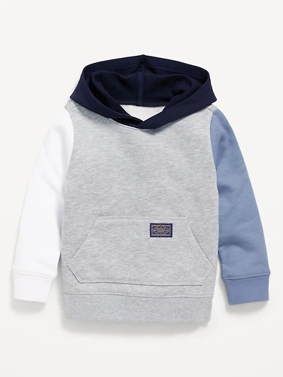 Logo-Graphic Fleece Pullover Hoodie for Toddler Boys