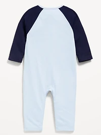 Long-Sleeve Logo-Graphic One-Piece for Baby