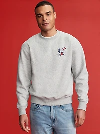 Old Navy x Disney© Mickey Mouse Flag Oversized Logo Graphic Sweatshirt