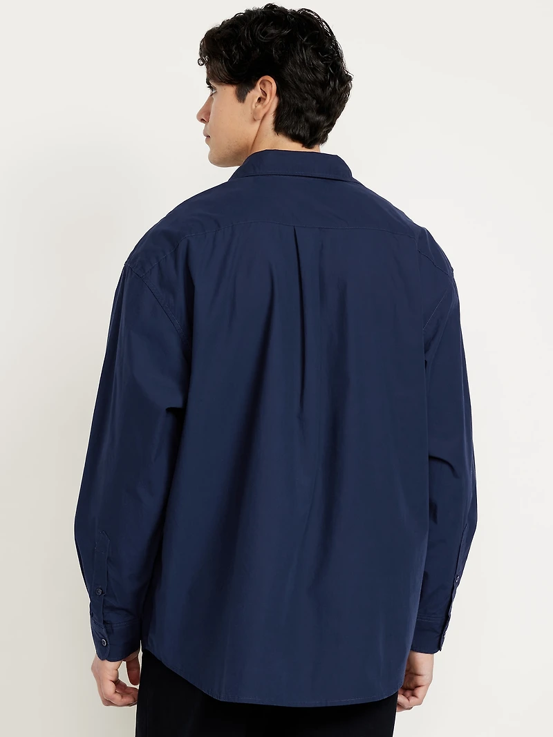 Oversized Poplin Shirt
