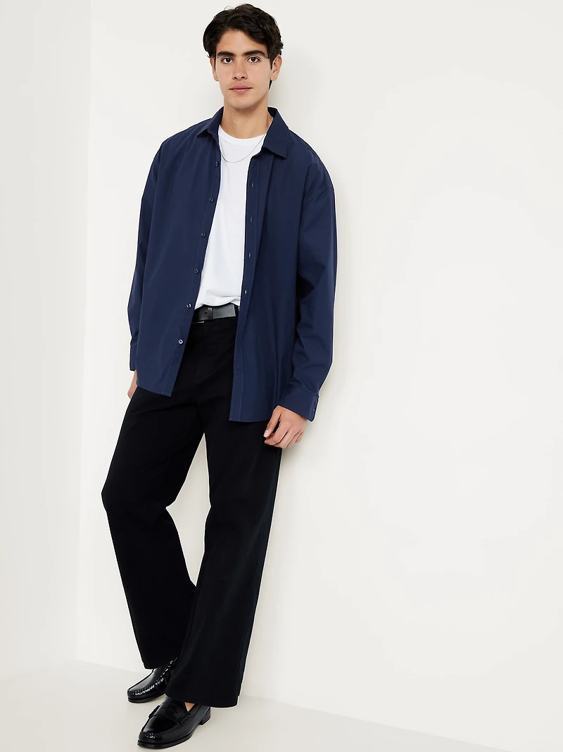 Oversized Poplin Shirt