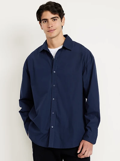 Oversized Poplin Shirt