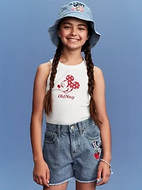 Old Navy x Disney© Mickey Mouse Fitted Flag Logo-Graphic Tank for Girls