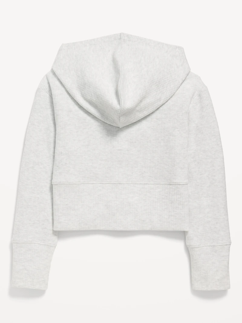 CozePlush 2-Way-Zip Hoodie for Girls