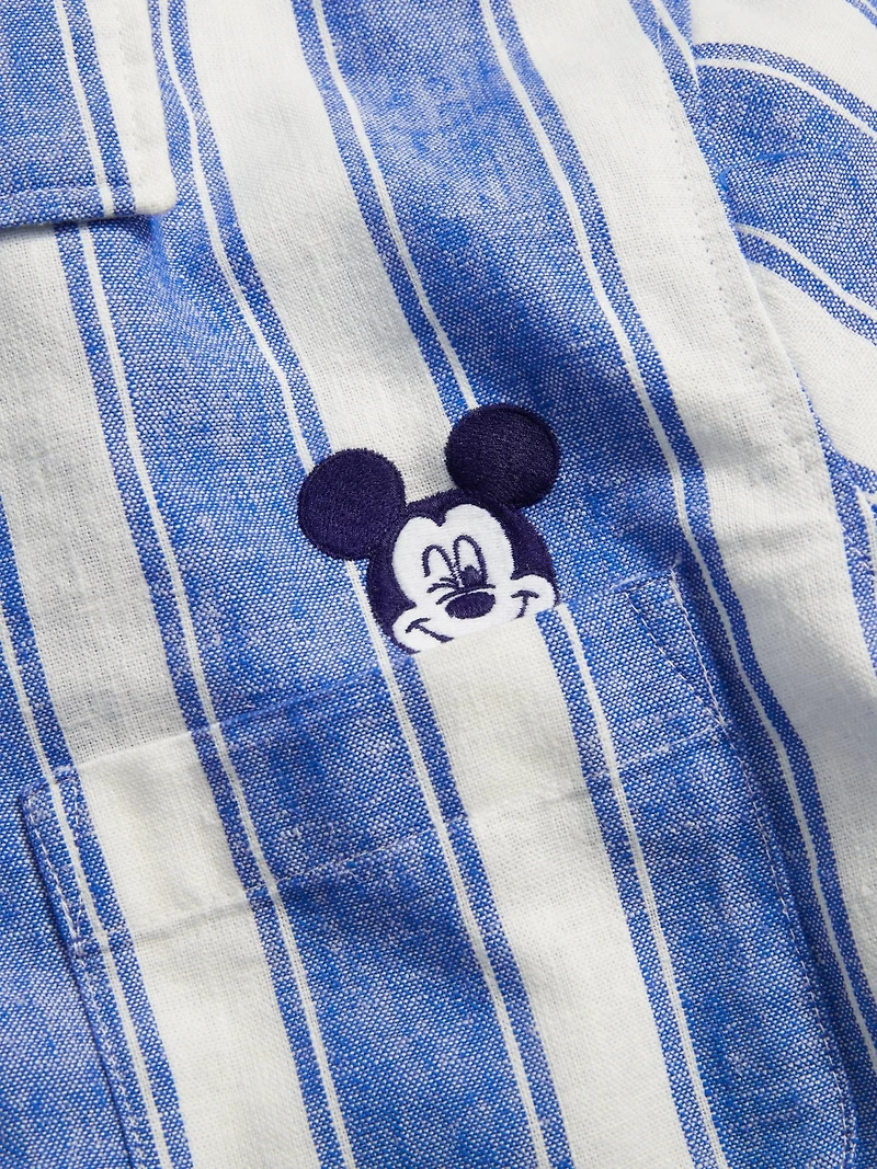 Old Navy x Disney© Linen-Blend Pocket Shirt for Boys