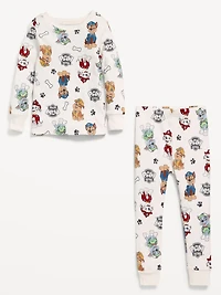 Unisex Graphic Snug-Fit Pajama Set for Toddler & Baby