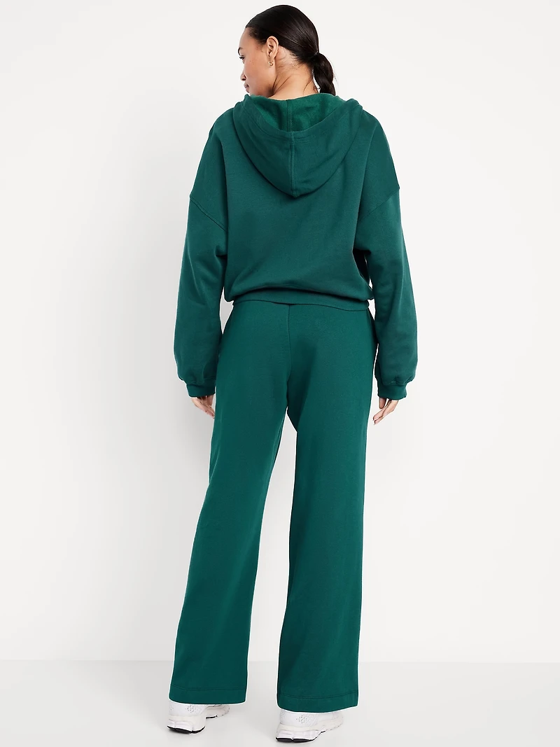 High-Waisted SoComfy Wide-Leg Sweatpants