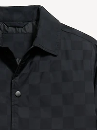 Button-Front Soccer Jacket for Boys