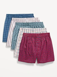 5-Pack Soft-Washed Boxer Shorts -- 3.75-inch inseam