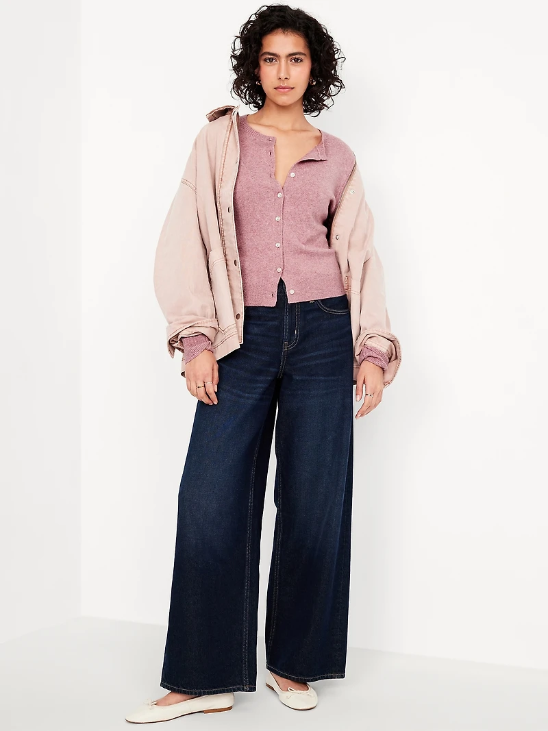 SoSoft Cropped Cardigan Sweater