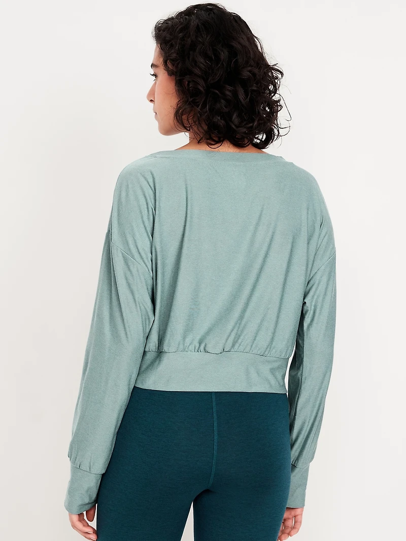 CloudMotion Boat-Neck Top