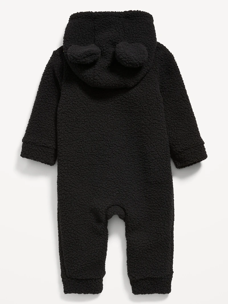 Disney© Mickey Mouse Sherpa Hooded One-Piece for Baby