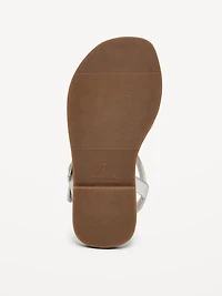 Faux-Leather Fisherman Sandals for Toddler Girls