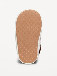 Faux-Leather Boat Shoes for Baby