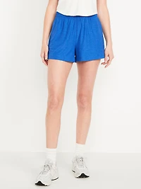 High-Waisted CloudMotion Shorts -- 3-inch inseam