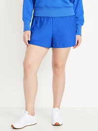 High-Waisted CloudMotion Shorts -- 3-inch inseam