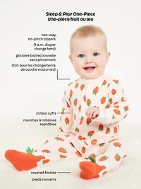 Sleep & Play 2-Way-Zip Footed One-Piece 2-Pack for Baby