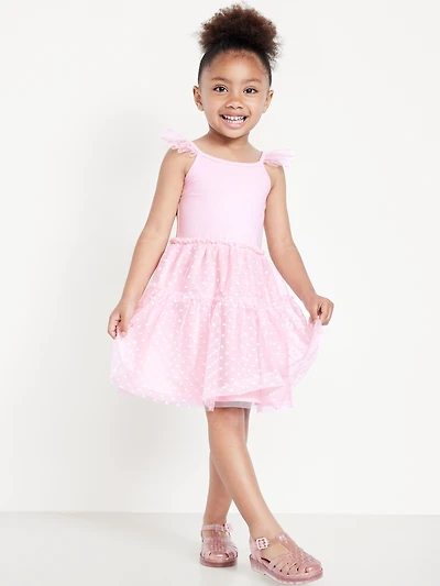 Fit and Flare Cami Tutu Dress for Toddler Girls
