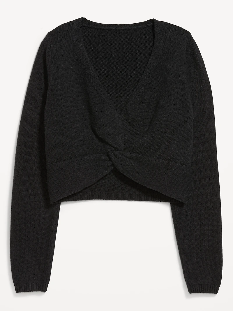 SoSoft Twist-Front Sweater