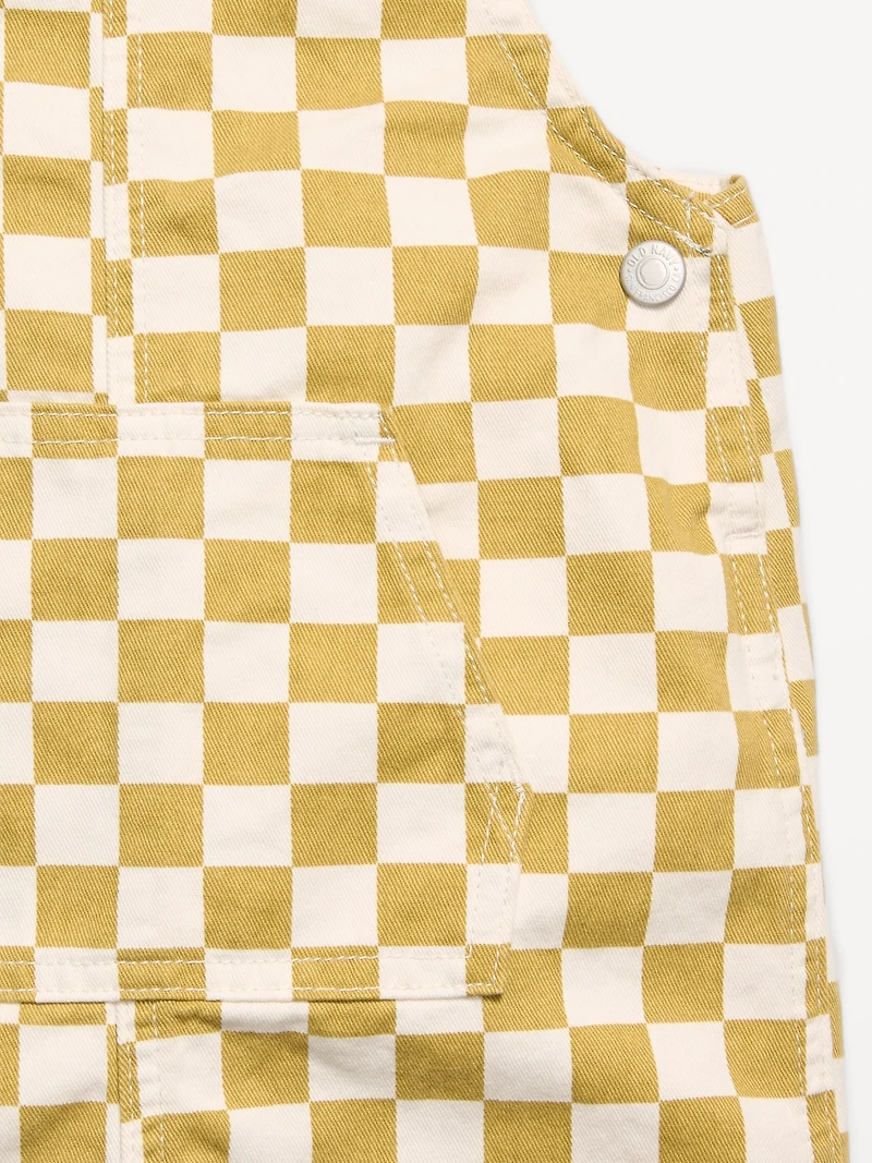 Printed Twill Overalls for Toddler Boys