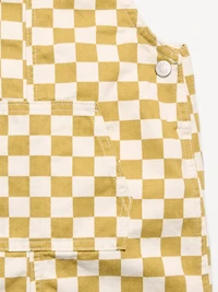 Printed Twill Overalls for Toddler Boys