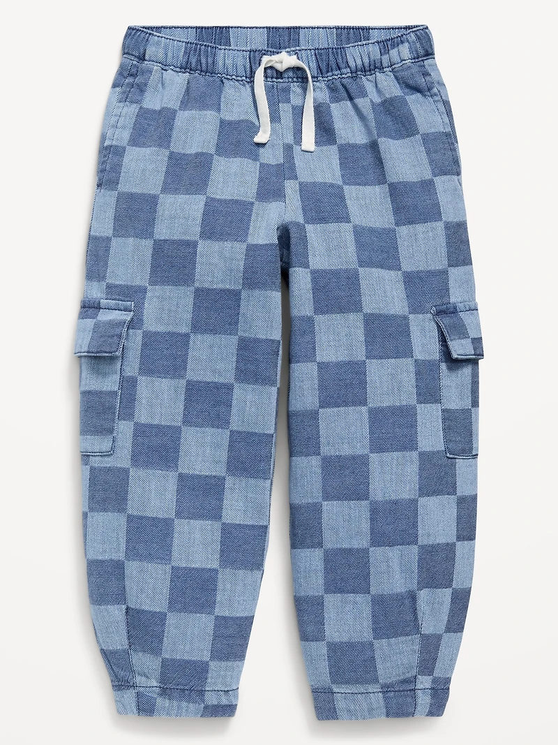 Barrel-Leg Cargo Pants for Toddler Girls