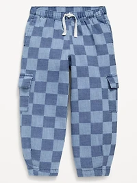 Barrel-Leg Cargo Pants for Toddler Girls