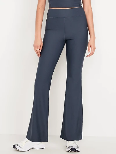 Extra High-Waisted PowerSoft Rib Flare Leggings