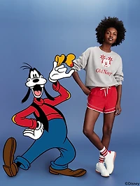 Old Navy x Disney© Mickey Mouse Oversized Graphic Flag Sweatshirt
