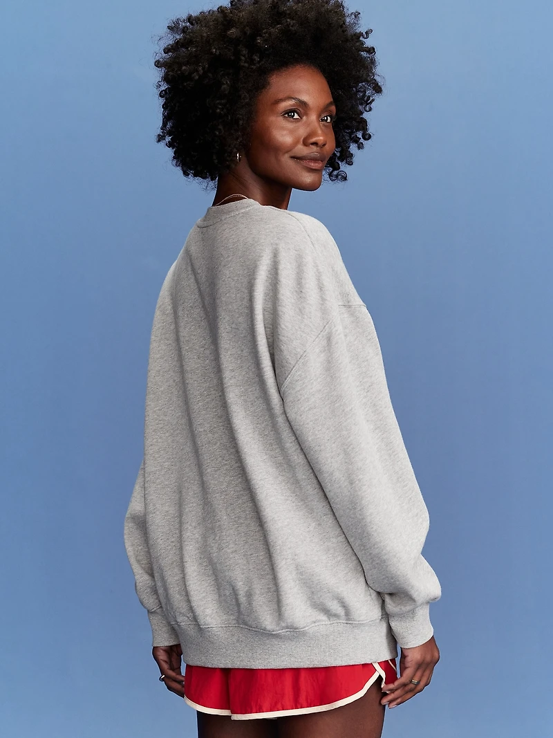 Old Navy x Disney© Mickey Mouse Oversized Graphic Flag Sweatshirt