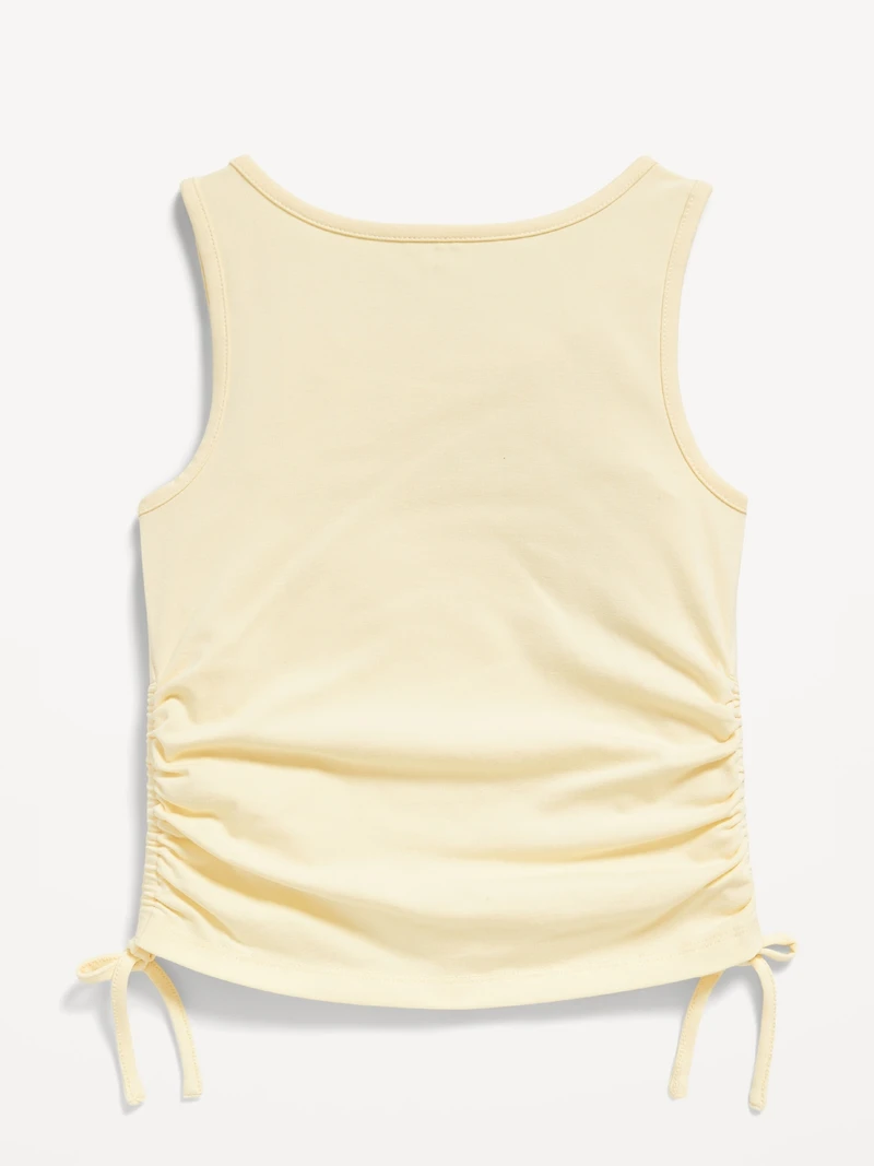 Side-Ruched Tank Top for Girls