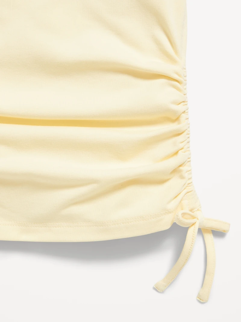 Side-Ruched Tank Top for Girls
