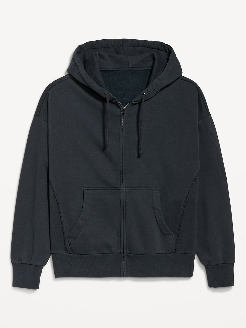 Oversized Heavyweight Zip Hoodie