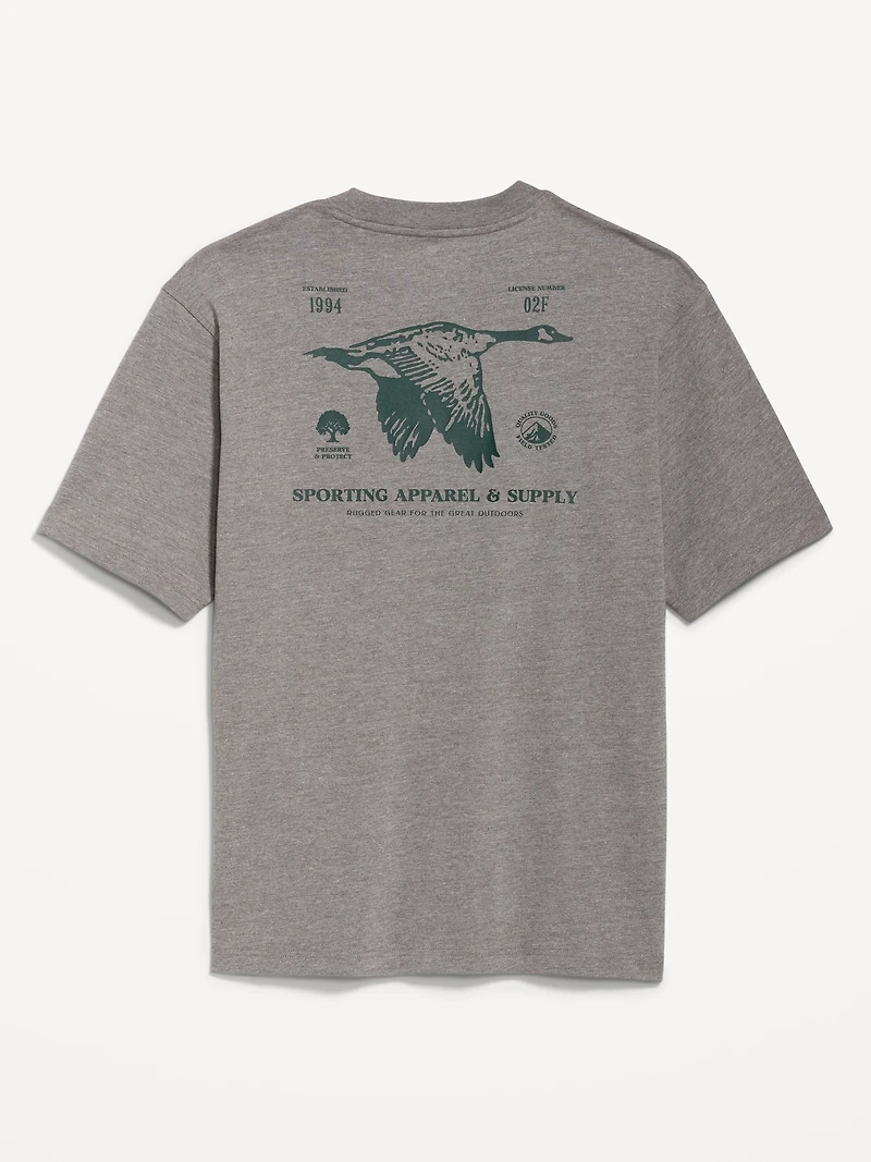 Heavyweight Crew-Neck Graphic T-Shirt